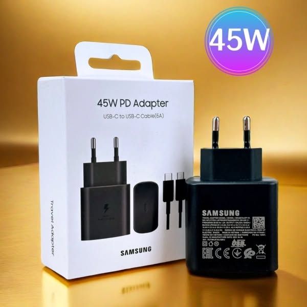 Samsung's 45W Adapter (super fast charging 2.0)