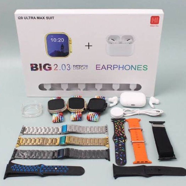 Ultra 8 in 1 Smart Watch With Airbuds